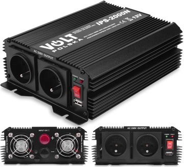 PRZETWORNICA NAPIĘCIA VOLT IPS 2000N 12/230V 1000W