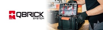 Qbrick System PRO 500 Ящик для инструментов PROFI 14л 2 органайзера