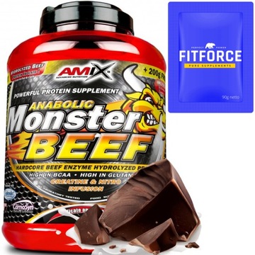 AMIX ANABOLIC Hydro Beef MONSTER BEEF PROTEIN 90% BIAŁKO Wołowe 2.2kg
