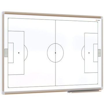 Tablica taktyczna PIŁKA NOŻNA 90x60 cm tablica trenerska magnetyczna biała