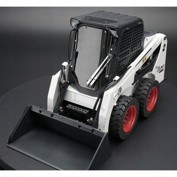 Металлическая гидравлическая радиоуправляемая машинка Bobcat SM450 1/14