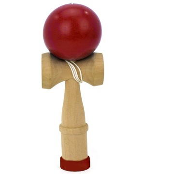 KENDAMA JAPOŃSKA GRA ZRĘCZNOŚCIOWA CZERWONA SPRYTNA RĄCZKA PRO KIDS