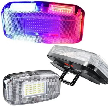 STROBOSKOP KOGUT BELKA POLICYJNA LED niebiesko czerwony MAGNES POWERBANK