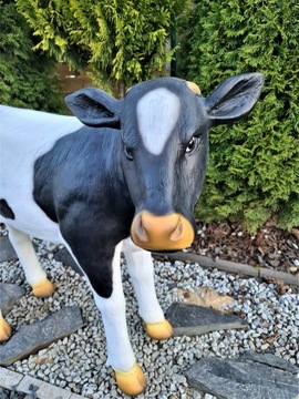САДОВАЯ ФИГУРКА - КОРОВА / ТЕЛЕНОК XXL СТОЯЩИЙ