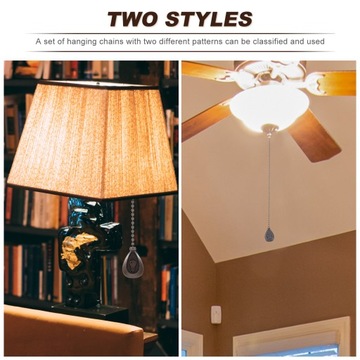 Удлинительная люстра с цепочкой и подвесным вентилятором