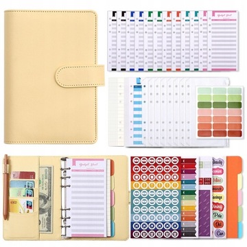 Блокнот Budget Binder A6 с прозрачным кольцом на кольце