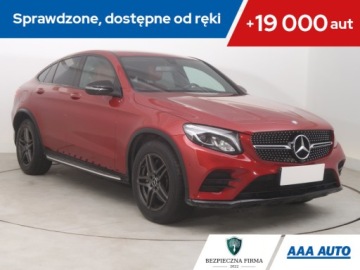 Mercedes Klasa A W176 2017 Mercedes GLC Coupe 300, Salon Polska, 4X4