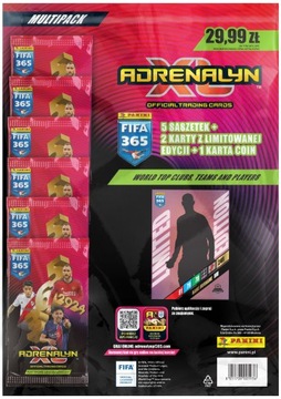 Multipack FIFA 365 2024 Panini Limited karty piłkarskie do albumu saszetki