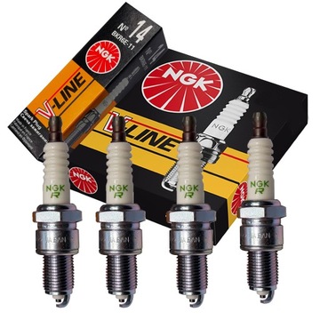 4x NGK ŚWIECE ZAPŁONOWE BKR6E-11 6465 Daewoo Lanos