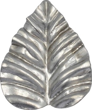 10x Liść mały hibiskus róża element kuty (51x39x1,5 mm)