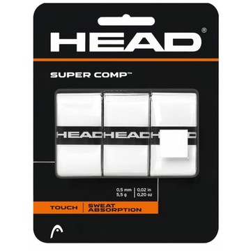 HEAD SUPER COMP (3 шт) Белый - Теннисная накидка