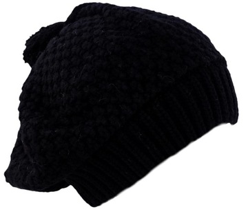 ШЕРСТЯНОЙ БЕРЕТ С ПОМПОНОМ ZK-03