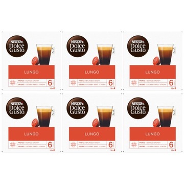 Nescafe Dolce Gusto Czarna kawa Lungo 96 kapsułek
