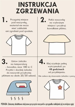 Naszywka TERMO aplikacja RÓŻOWA EMOTIKONKA BUŹKA 6 cm