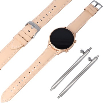 PASEK SKÓRZANY DO SAMSUNG GALAXY WATCH 4 5 ACTIVE 2 40/42/44/46/45 KOLORY