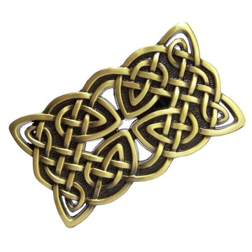 Коричневый кельтский ковбойский узор в виде западного креста