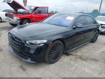 Mercedes Klasa S W223/V223 2021 Mercedes-Benz Klasa S 2021 S580 4Matic, nieuszkodzone 4.0 Benzyna 496KM, zdjęcie 2