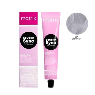 Matrix Color Sync Pre-Bonded toner do włosów 90 ml 8P Jasny Blond Perłowy