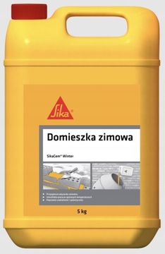 ZIMOWA DOMIESZKA DO BETONU PLASTYFIKATOR SIKACEM WINTER 5L