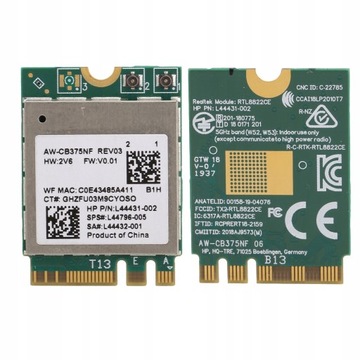 Модуль Bluetooth Wi-Fi RTL8822CE 2,4/5,0 ГГц