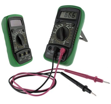 CYFROWY MULTIMETR MIERNIK ZUŻYCIA POBORU PRĄDU LCD XL830L AG102E