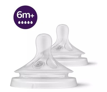 Соска для бутылочки Avent Natural Response 6 м+ 2 шт. № 5