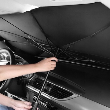 Car Front Windshield Sun Shade Umbrella Foldable