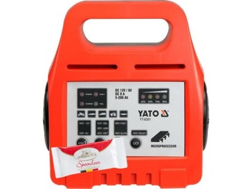 YATO PROSTOWNIK ELEKTRONICZNY 6/12V 8A YT-8301