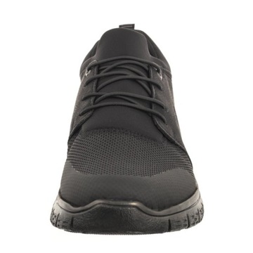 Buty Sneakersy Płbuty Męskie Rieker Czarne B6650-00 Black