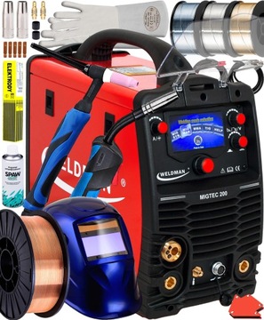 SPAWARKA PÓŁAUTOMAT 200A MMA EURO SYNERGIA IGBT 4T