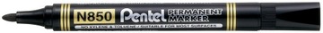 Перманентный маркер PENTEL N850, черный, круглый.