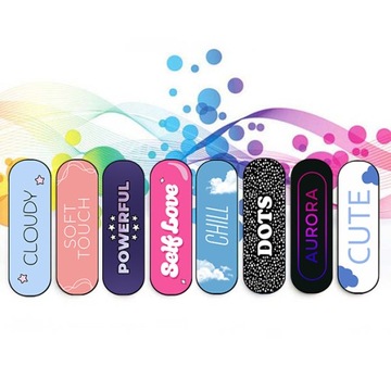 Многополосный держатель для телефона с клейким рисунком