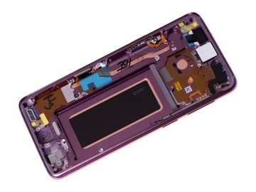 Oryginalny wyświetlacz LCD ramka ekran dotykowy Samsung Galaxy s9 Fioletowy