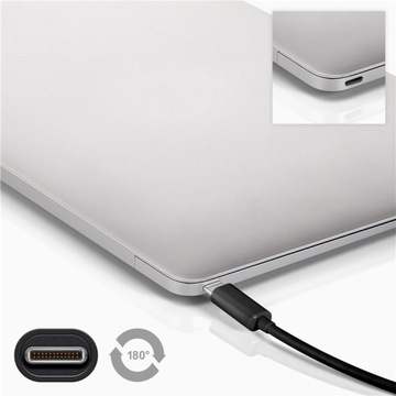 USB 2.0 Кабель USB-C — Mini-B 2.0, черный, 0,5 м
