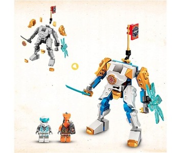 LEGO Ninjago Energetyczny mech Zane'a 71761 Robot Lodowy + Torebka