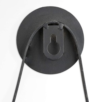 КРУГЛОЕ НАСТЕННОЕ ЗЕРКАЛО, ЧЕРНЫЙ ЛОФТ