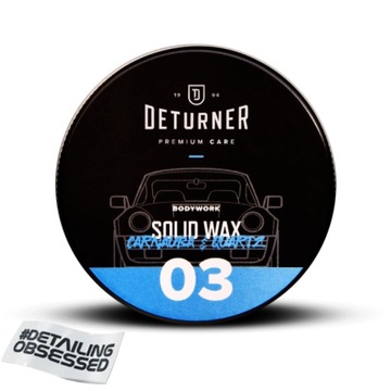Deturner Solid Wax Карнаубский и кварцевый твердый воск