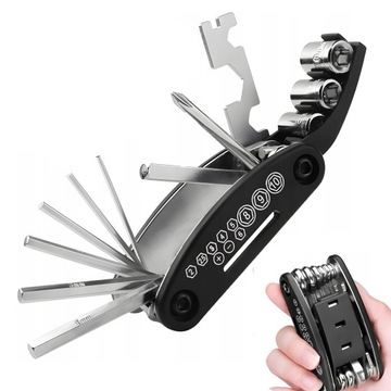 ZESTAW KLUCZY ROWEROWYCH ROWERU IMBUS KLUCZ 16w1