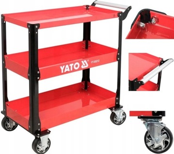 YATO WÓZEK WARSZTATOWY NARZĘDZIOWY 3 POZIOMY 150KG