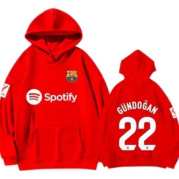 2024 Nowa bluza piłkarska FCB Fan Edition No.10 Messi + Czerwony