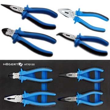 HOGERT HT7G130 НАБОР ЩИПЦОВ 4 ШТ. 16-18 СМ