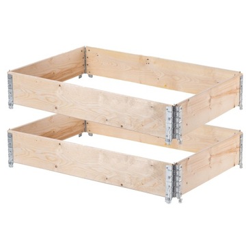 УДЛИНИТЕЛЬ ДЕРЕВЯННОГО ПОДДОНА 120x80см КОНТЕЙНЕР ПОДДОННЫЙ ЛУЧ В УПАКОВКЕ 2 шт.