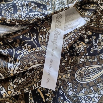 46 BELLA BERRY USA tunika india indyjska wzory paisley sukienka khaki