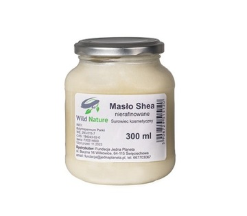 MASŁO SHEA NIERAFINOWANE 300 ML WILD NATURE