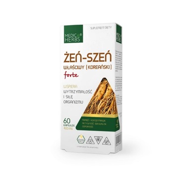 Medica ŻEŃ- KOREAŃSKI 8000mg Korean Ginseng LIBIDO POTENCJA wersja 20:1