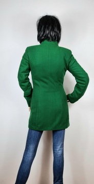 Kurtka płaszcz zielony ze stójką ocieplany 40 L