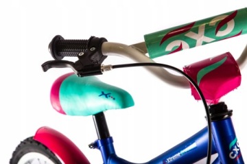 ДЕТСКИЙ ВЕЛОСИПЕД 16 ДЮЙМОВ, СИНИЕ БОКОВЫЕ КОЛЕСА