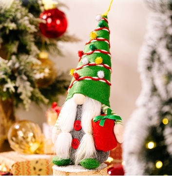 Świąteczna ozdoba dla lalek bez twarzy Gnomes 30cm