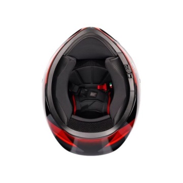 Шлем AGV K-3 M Striga Черный/Серый/Красный E2206