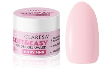 CLARESA SOFT&EASY BUILDER GEL MILKY PINK 90G